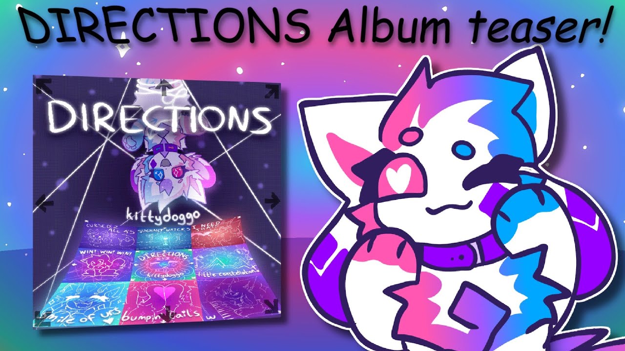 DIRECTIONS // animated Album teaser video! :3 💚🩵🩷