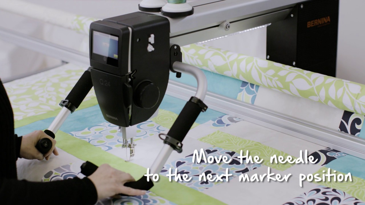 BERNINA Q-matic Video Tutorial: Markers