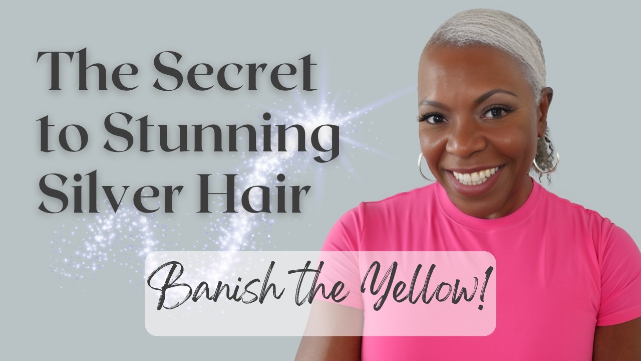 Transform Your Gray Hair: Keep it Silver and Eliminate Yellowing! | Angel Cornelius
