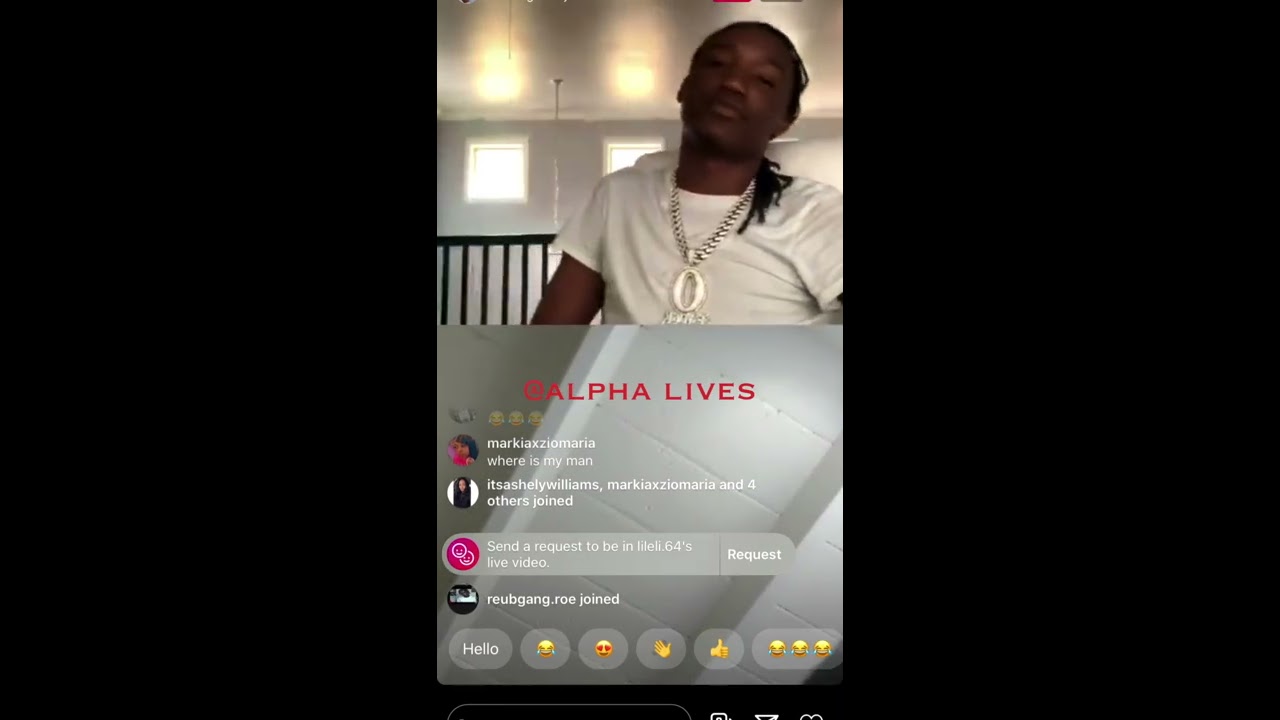 King Von join Oblock woney live Lilmoe in comments *Von be hiding*‼️😲😧