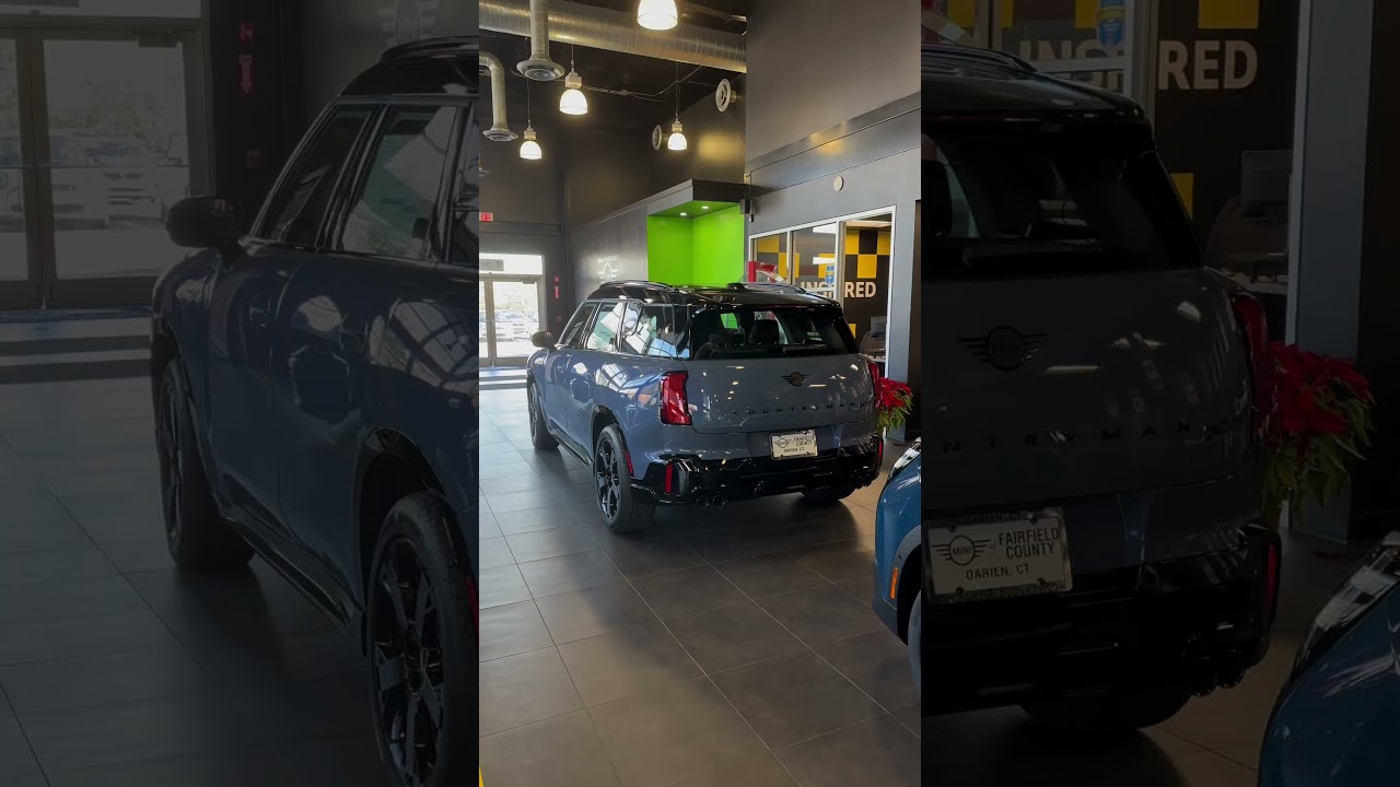 2025 MINI JCW Countryman in Slate Blue Metallic #mini #minicountryman #minicooper #minijcw #cars