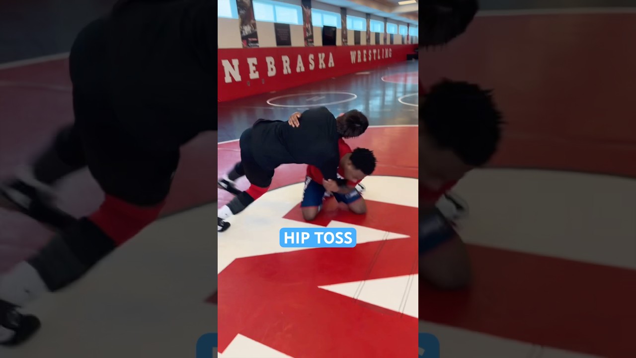 Knee Drop HIP TOSS #wrestling #grappling #ncaawrestling #jiujitsu