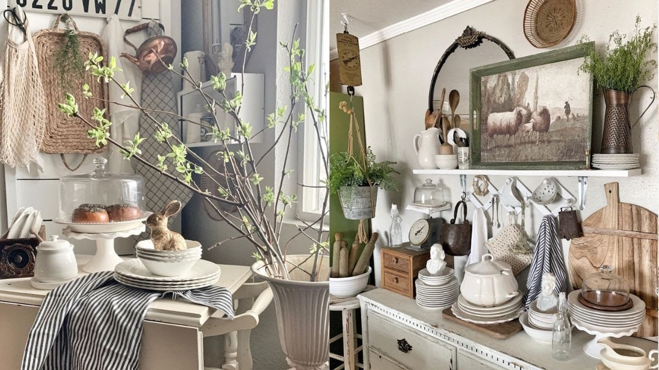 Spring Antique Farmhouse Style Home Tour