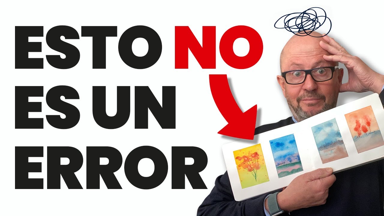 Usa este “ERROR” de la ACUARELA para mejorar mucho tu creatividad