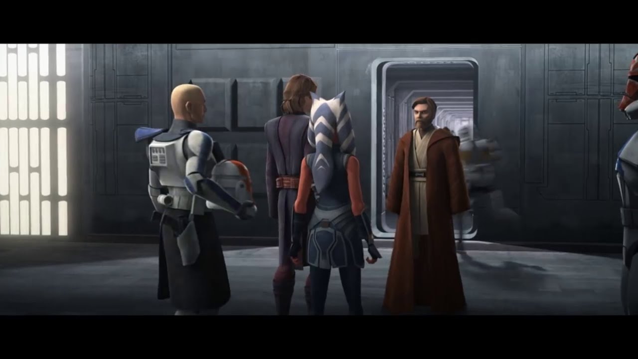 Anakin, Ahsoka, Obi-Wan & Rex || Forgive Me Friend