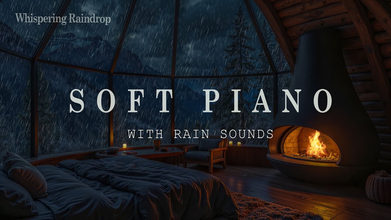 FALL INTO SLEEP INSTANTLY 🌧️ Peaceful Rain And Soft Piano To Relieve Stress, Anxiety & Deep Sleep🔥