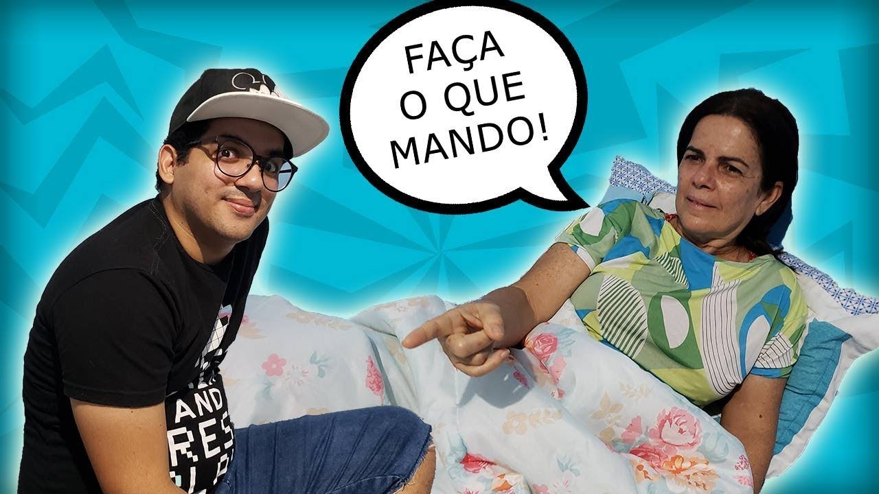 PASSEI 24 HORAS FAZENDO TODAS AS VONTADES DA MINHA MÃE! - Velhote e Tia Graça