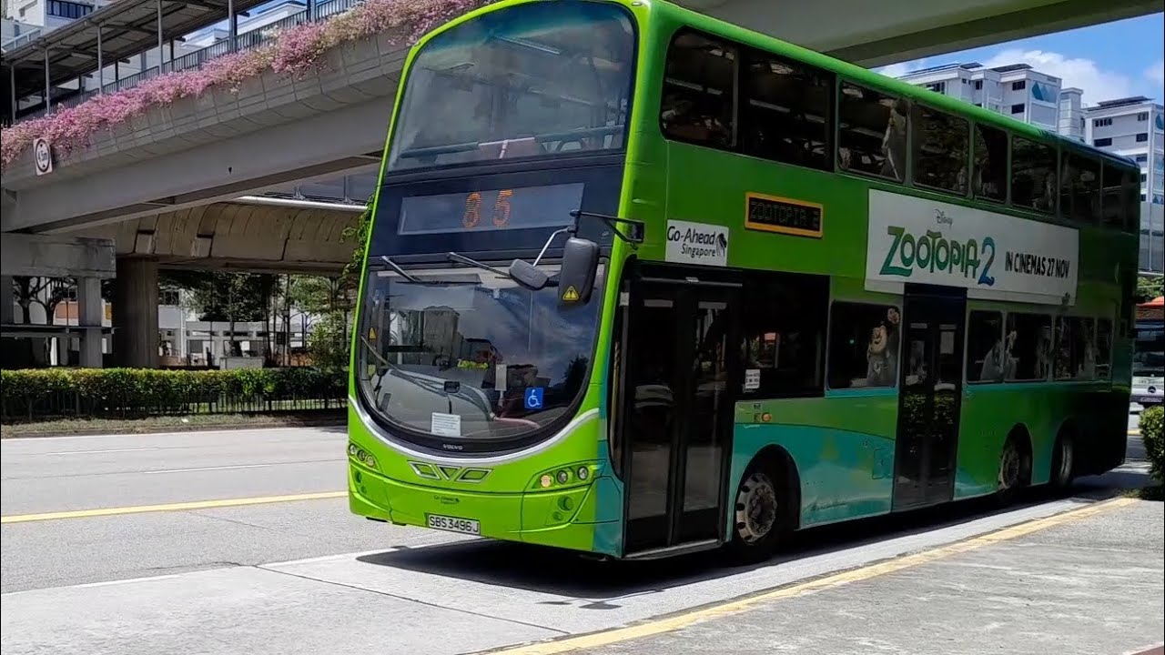 (Zootopia 2 Full Body Advertisement) SBS3496J(LYDEP) On Service 85 At Yishun Avenue 2.