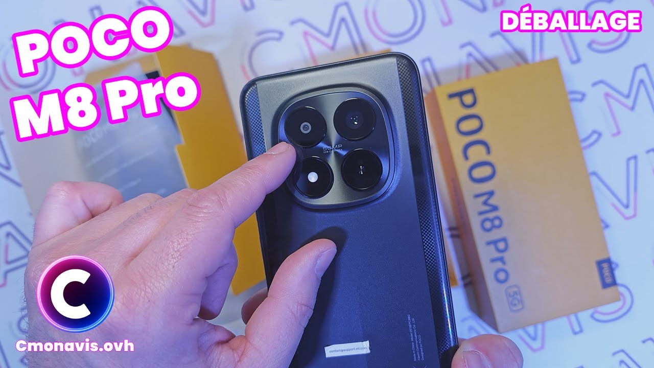 Déballage POCO M8 Pro
