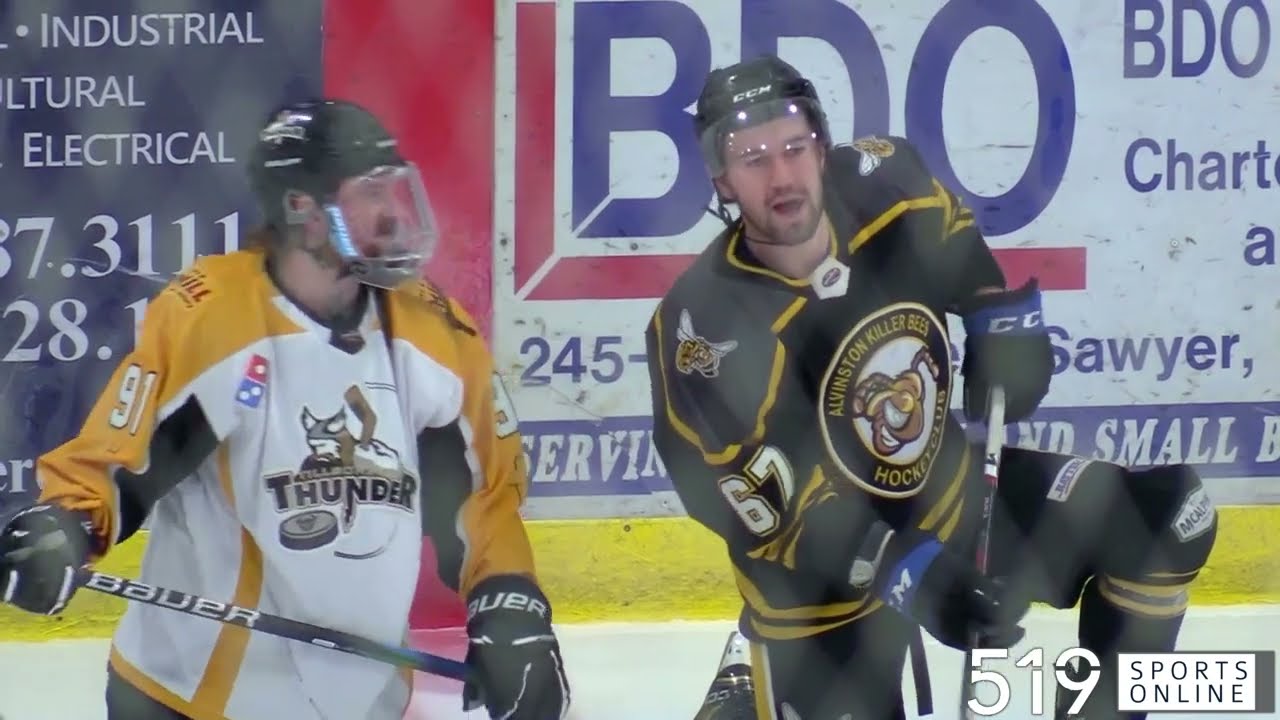 WOSHL Championship Series (Game 6) - Tillsonburg Thunder vs Alvinston Killer Bees