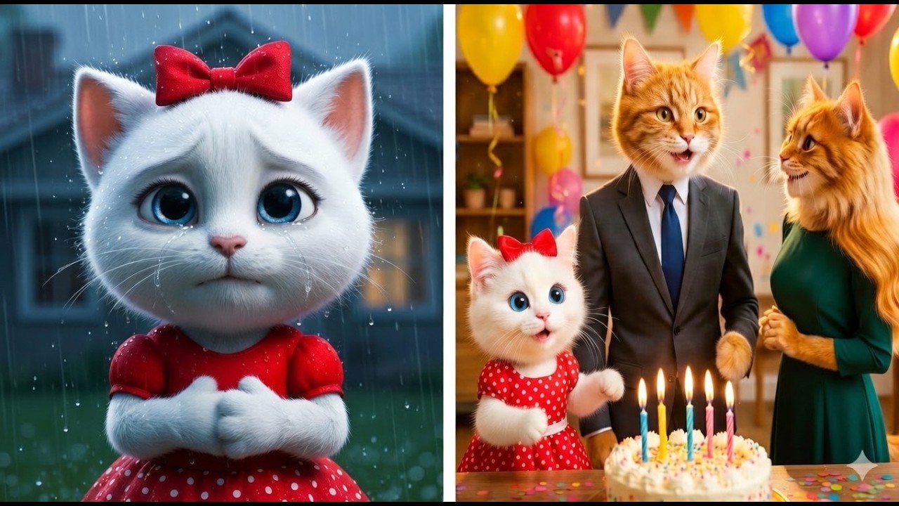Kitten Left Home on His Birthday… You Won’t Believe Why #kitten #catfamily #birthday