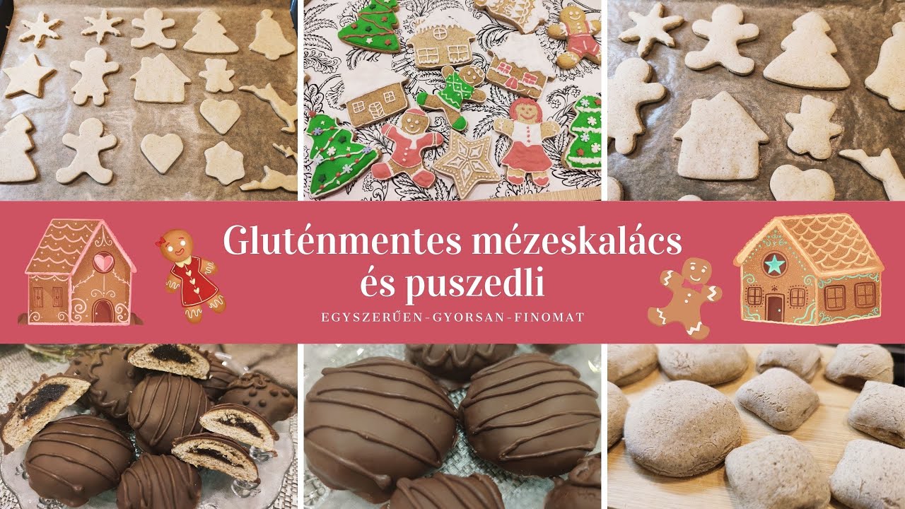 Gluténmentes mézeskalács és puszedli , egy tésztából🍯👩‍🍳🎄| gluten free gingerbread 🍯👩‍🍳🎄