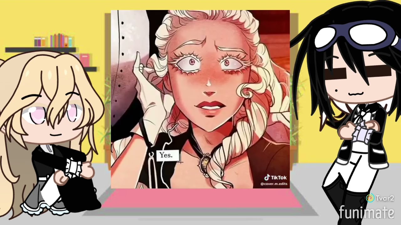 Anabel and Lenore (nevermore academy manga) react to Tik to||Read description||