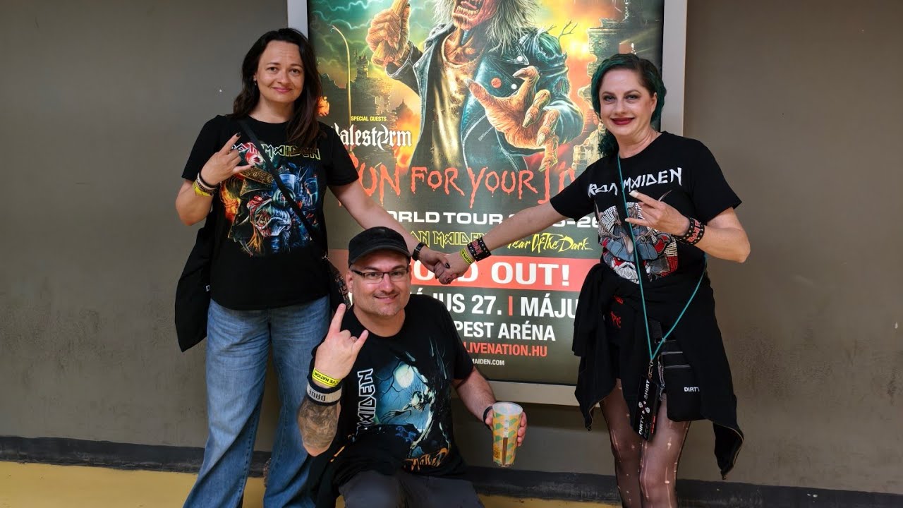 Iron Maiden in Budapest 2025 Vlog