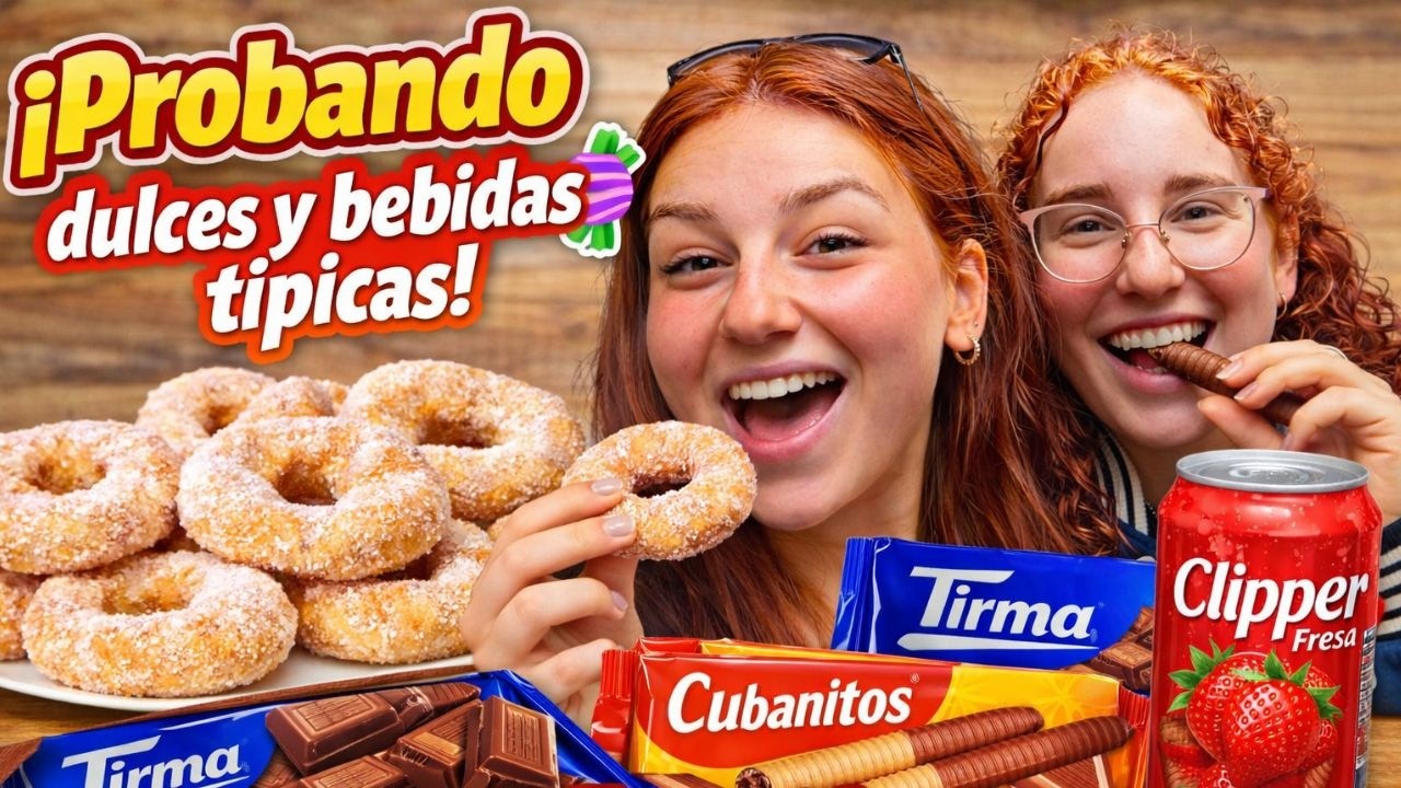 ¡Probando dulces y bebidas típicas de Tenerife! 🍬🥤