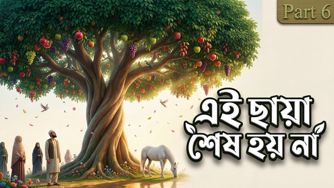 🌳 জান্নাতের এমন এক বৃক্ষ — যার ছায়া কখনো শেষ হয় না | Part 6