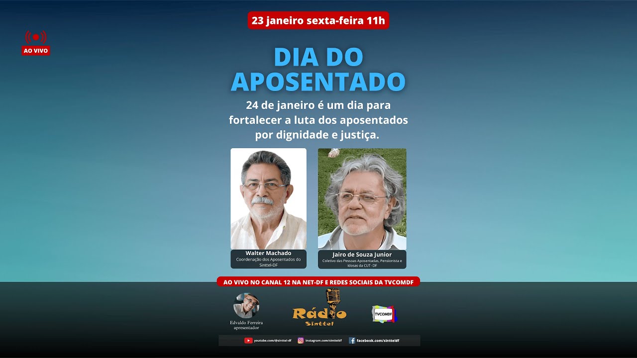 RÁDIO SINTTEL - DIA DO APOSENTADO