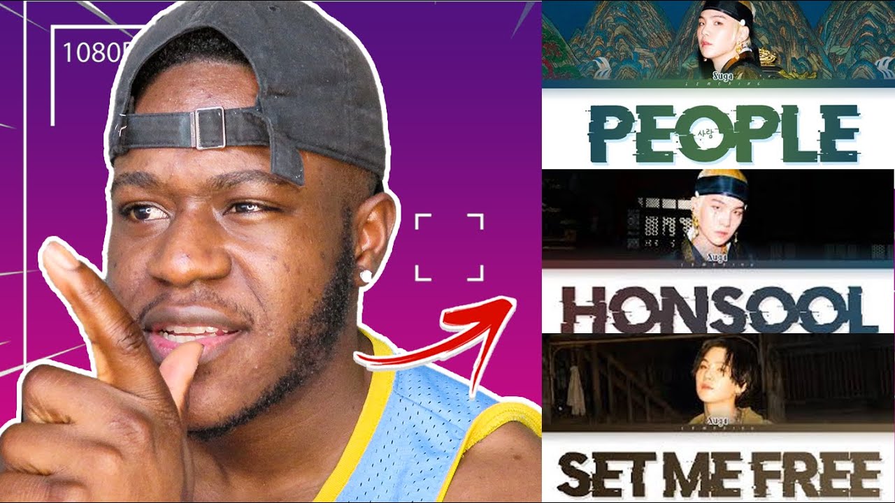 AGUST D - 'PEOPLE', 'HONSOOL' & 'INTERLUDE : SET ME FREE' Lyrics REACTION