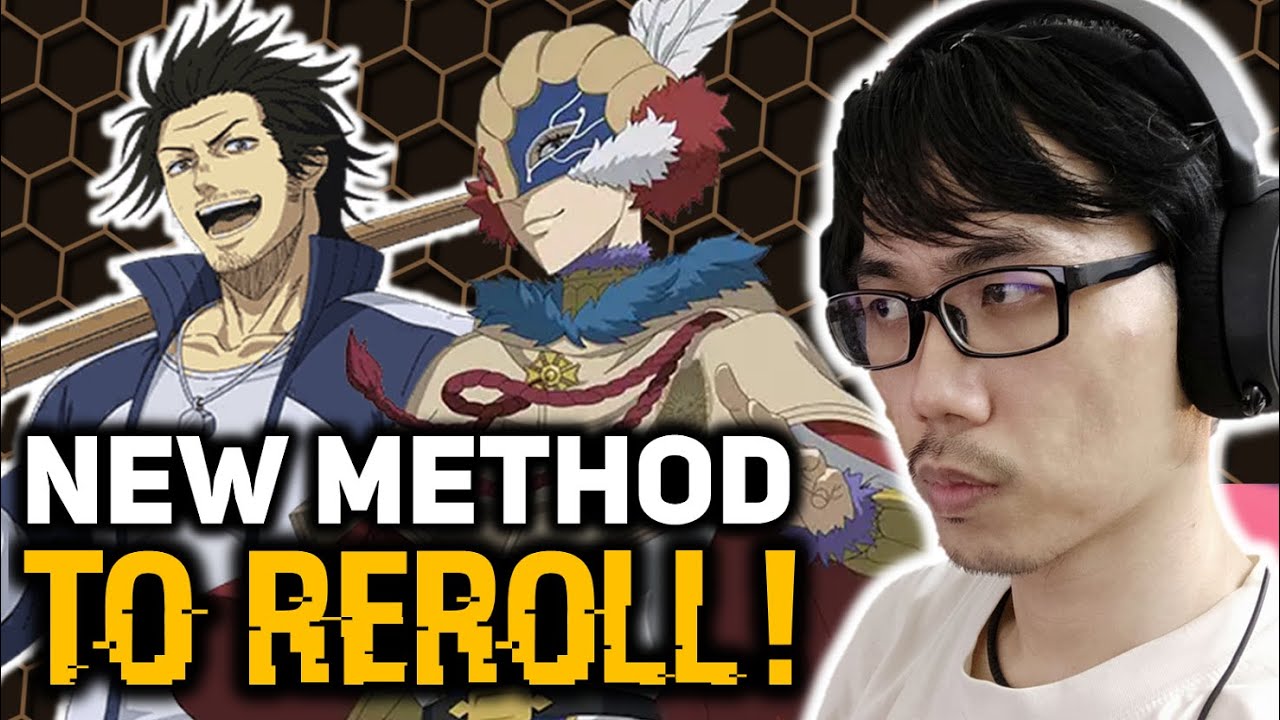 Black Clover M - New Method To Maximize Reroll! 3 SSR Guaranteed!