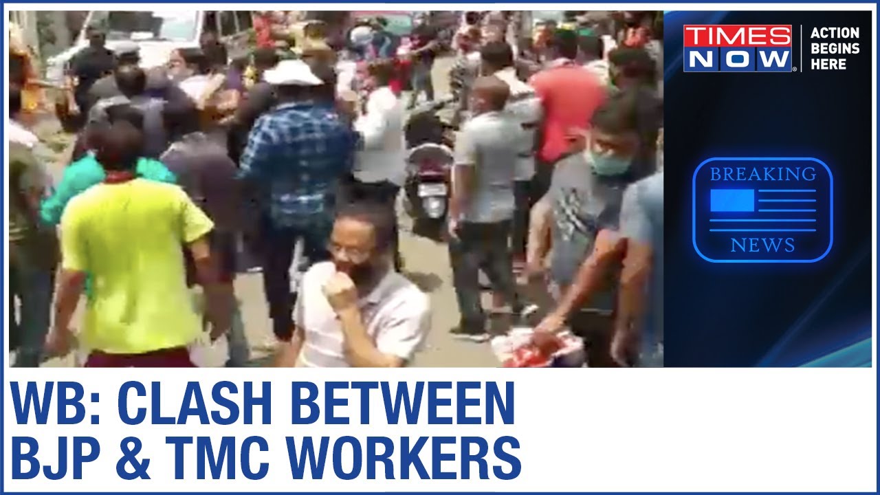 West Bengal: BJP-TMC cadres clash in Kolkata after BJP leader Sabyasachi Datta visited a worker
