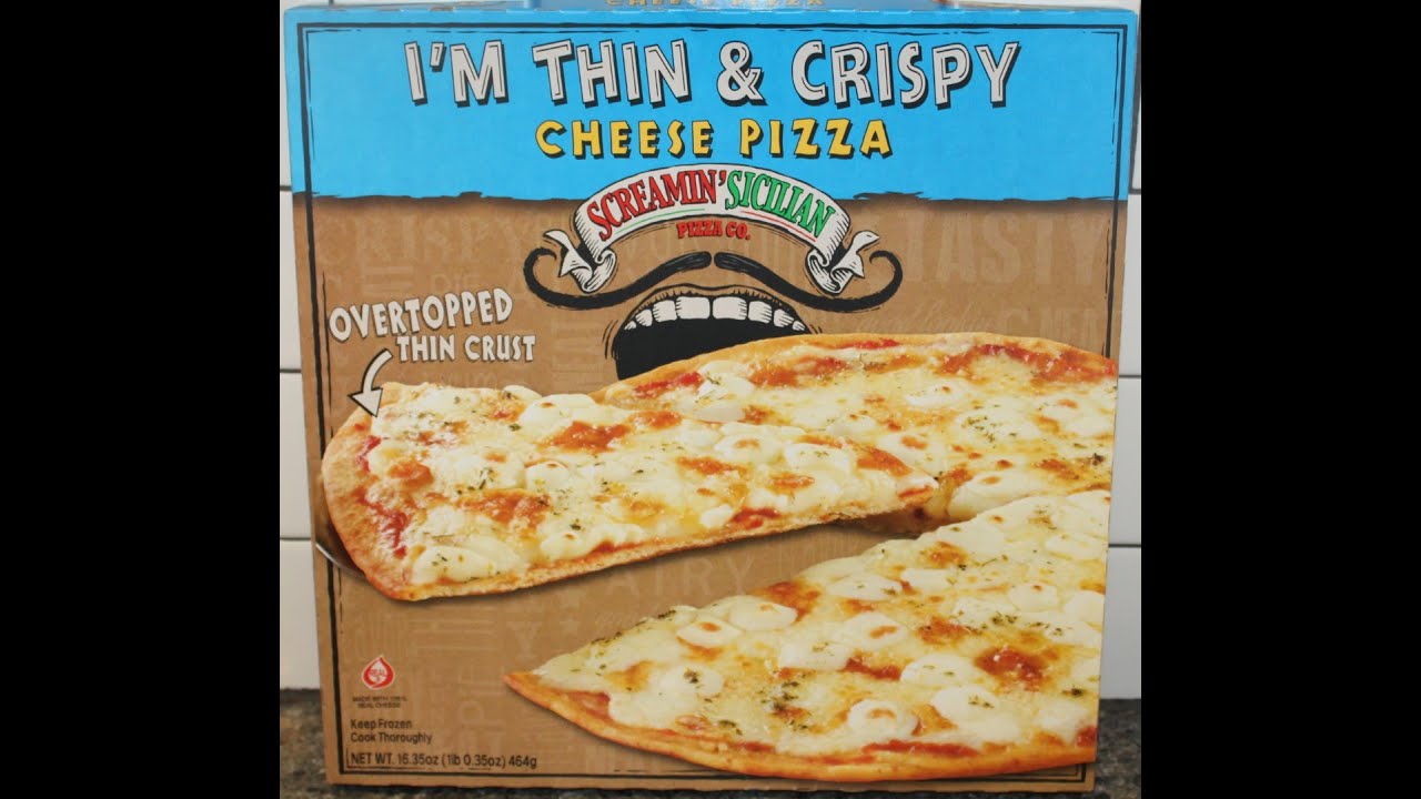 Screamin’ Sicilian I’m Thin & Crispy Cheese Pizza Review