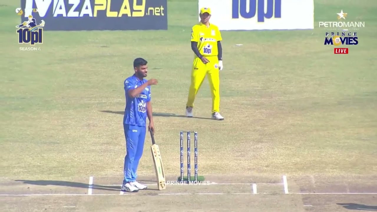 #ranjitrophy PLAYER VISHNU SOLANKHI AGAINST ASIF SHAIKH BIG HITS IN SYKEXCH.NET 10PL SEASON 4 .
