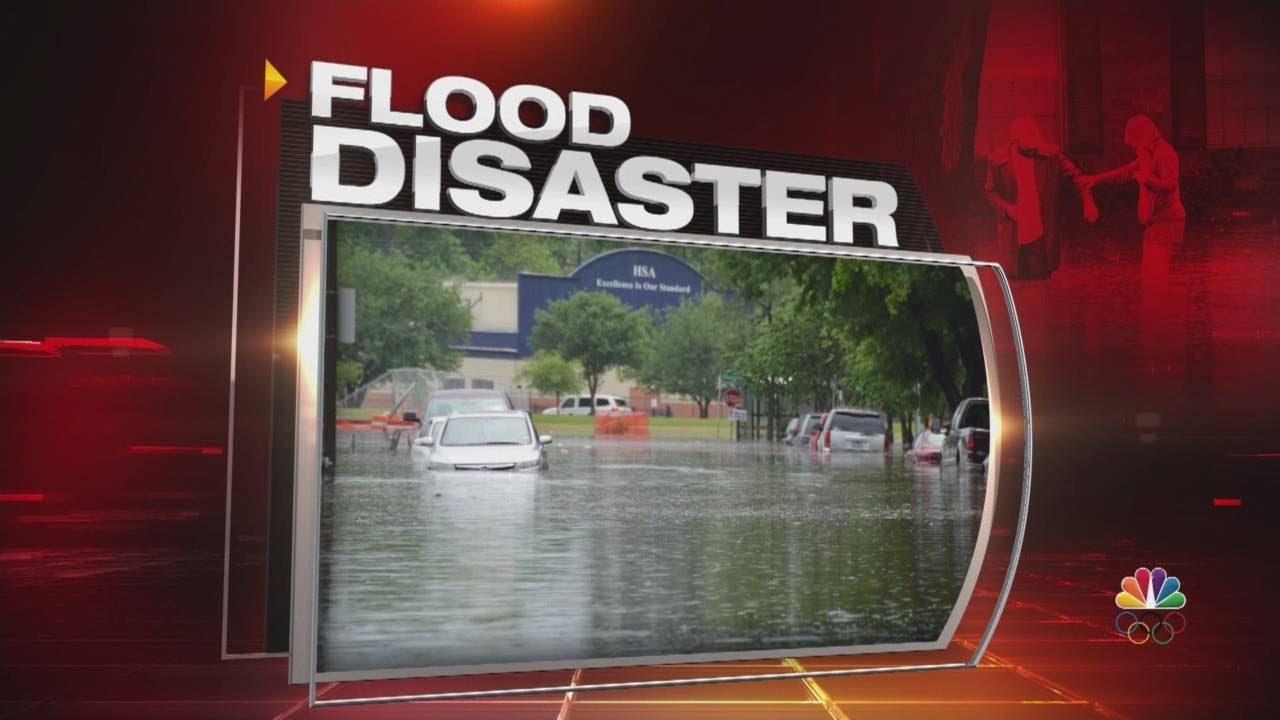 Addicks reservoir flood gates opened