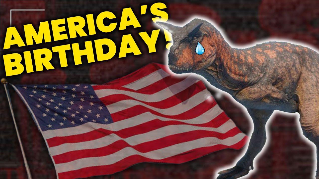 Happy BIRTHDAY America! Lets Play Dinos to Celebrate