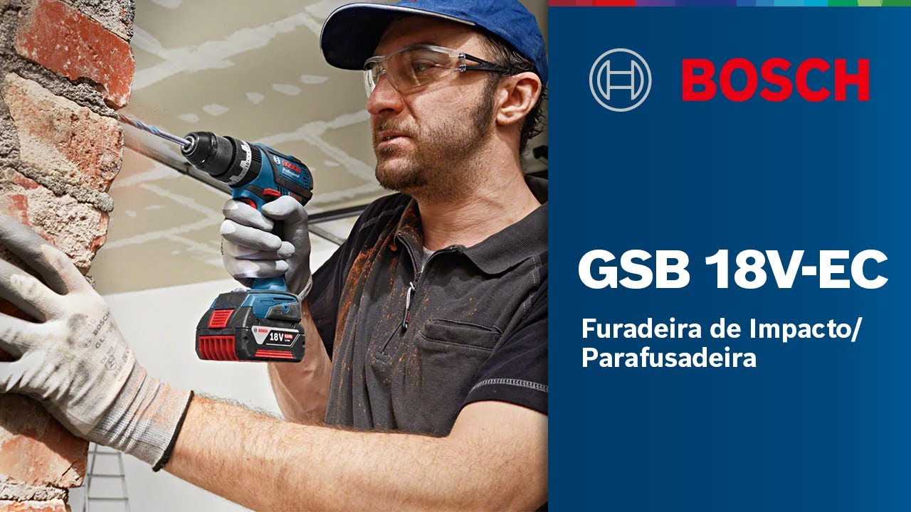 Furadeira de Impacto/Parafusadeira GSB 18V EC Wireless