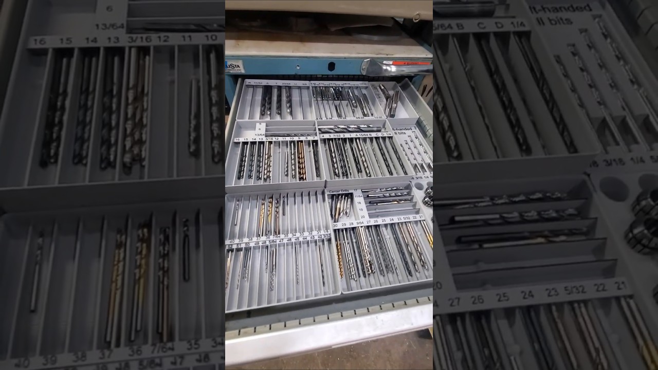 Gridfinity Drillbit Bins #gridfinity #3dprinting #bambulab #organization #machinist #machineshop
