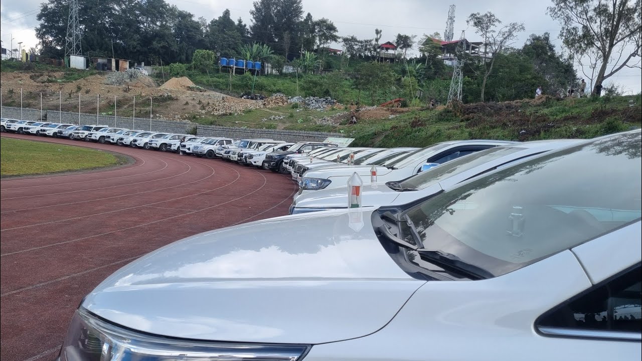 NAGALAND CM Dr. Rio Convoy team during NDPP merge to NPF