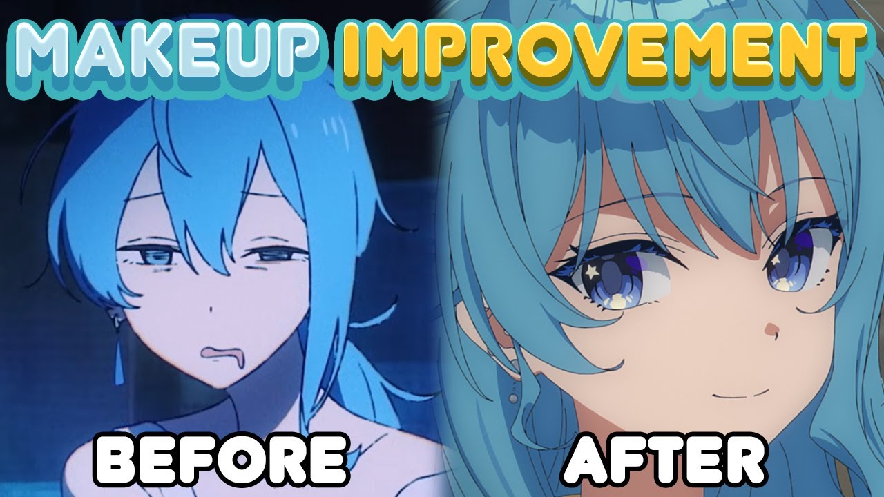 Suisei Shares How She Went From “No Makeup” to Loving It!【Hoshimachi Suisei / Hololive】