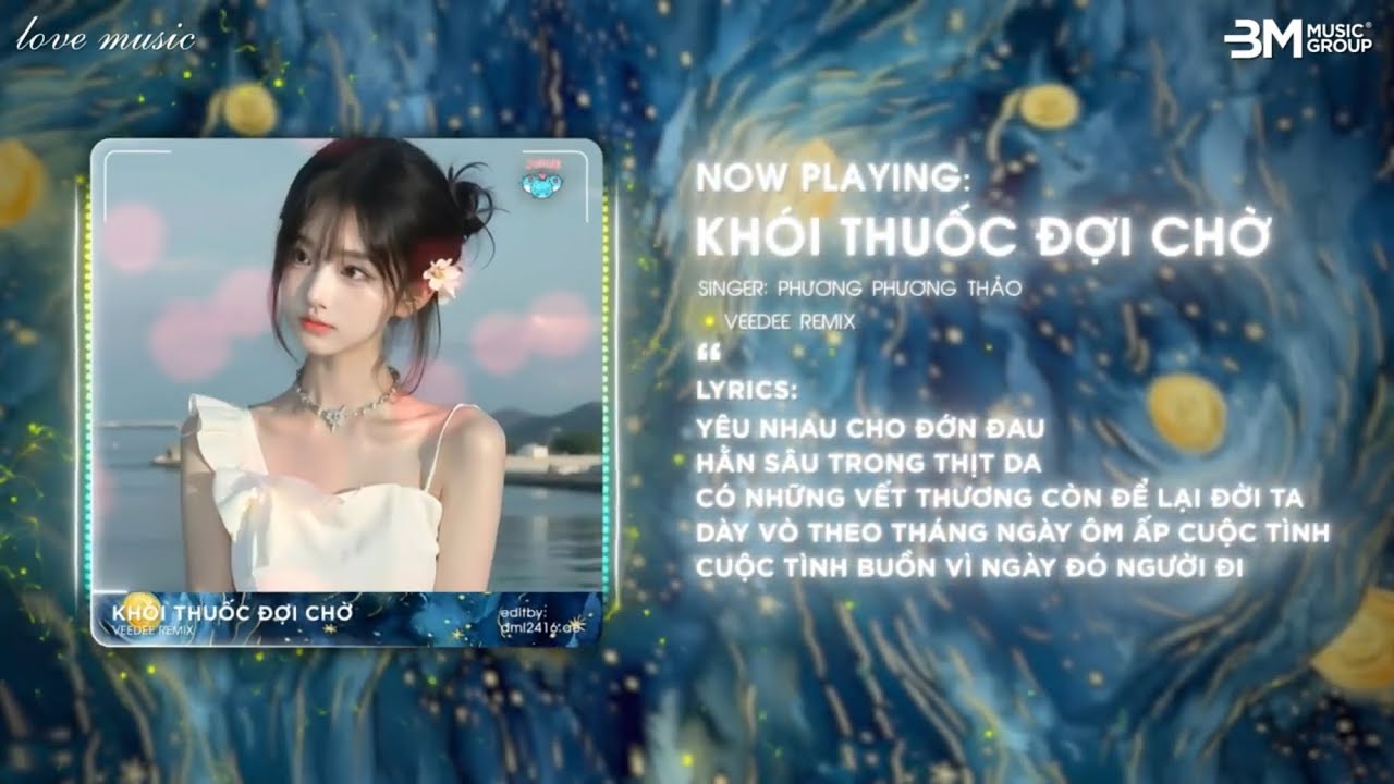 Khói Thuốc Đợi Chờ ( Phương Phương Thảo ) - VeeDee Remix | Nhạc Hot Trend TikTok 2025