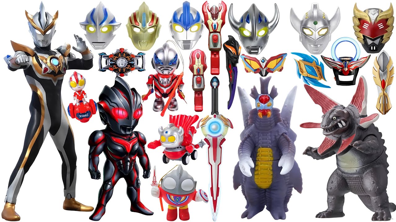 Ultraman Toy Series Unboxing, Ultraman Set, Ultraman Sairo, Ultraman Tiga, Godzilla, Monsters