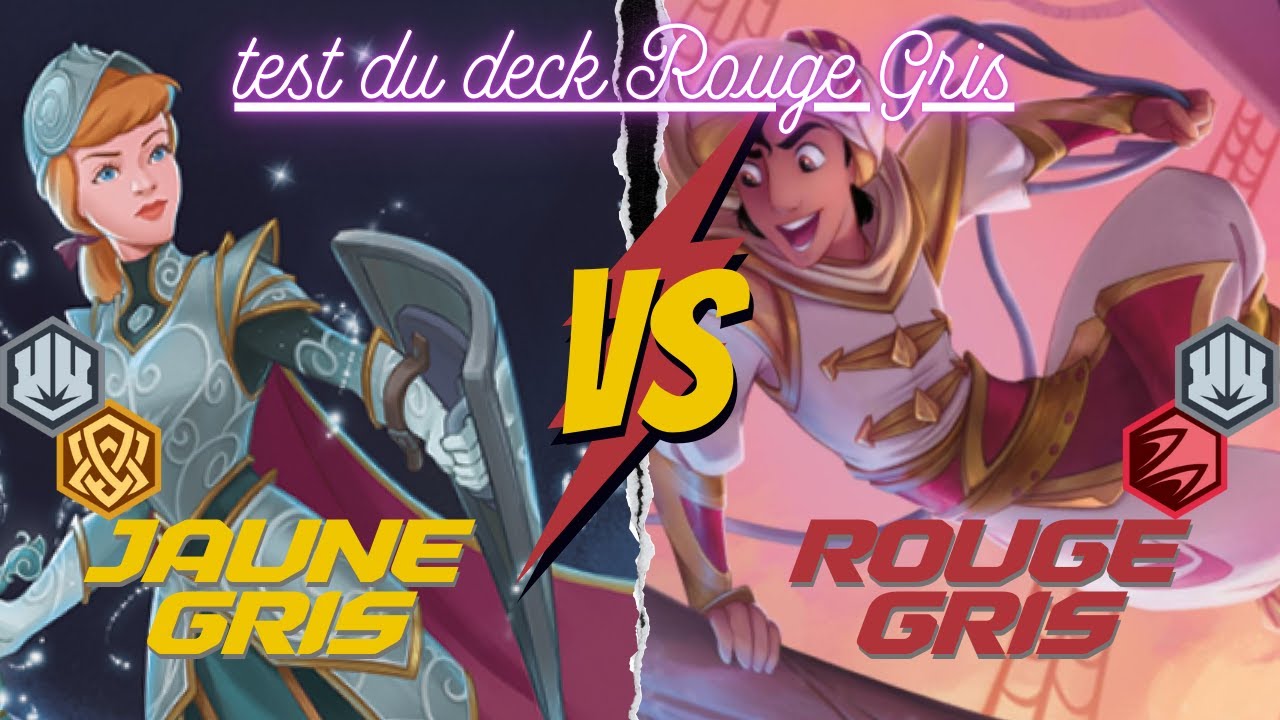 GAMEPLAY LORCANA en FRANCAIS ! Crash test du ROUGE GRIS chapitre 6 ???