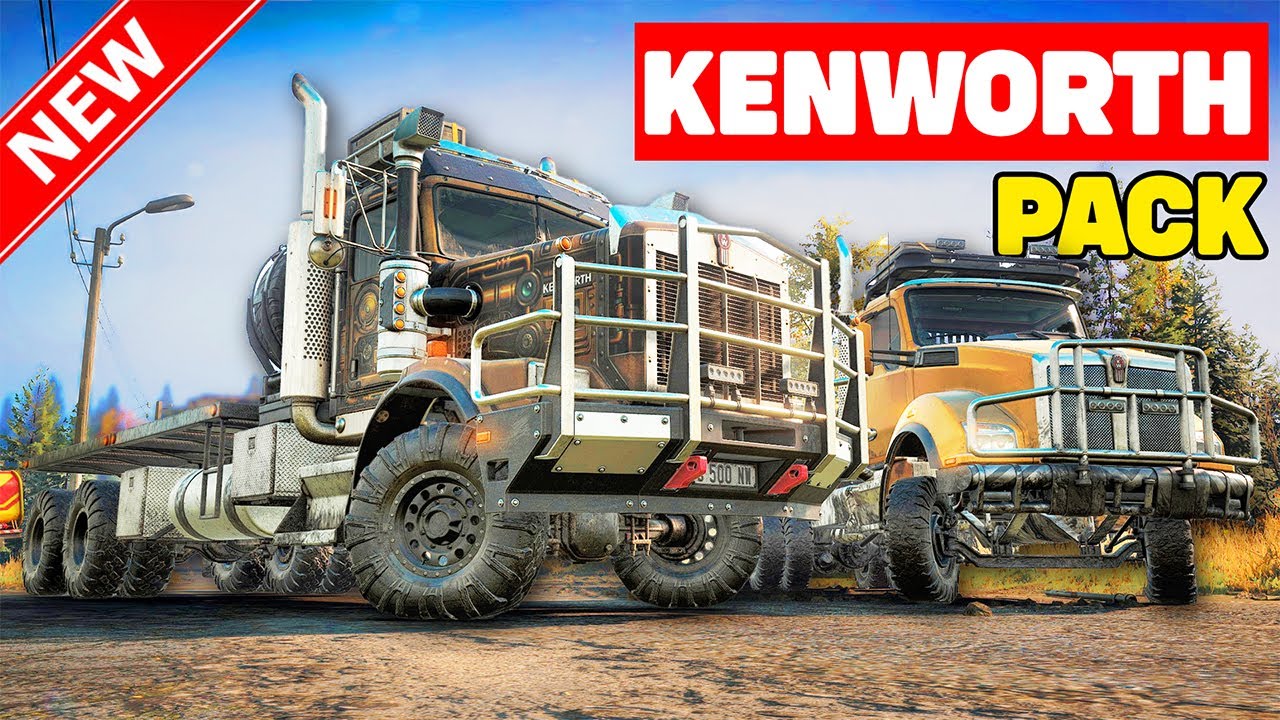 The Kenworth Dual Pack DLC 📢🚨 Testujemy nowe Pojazdy | Snowrunner