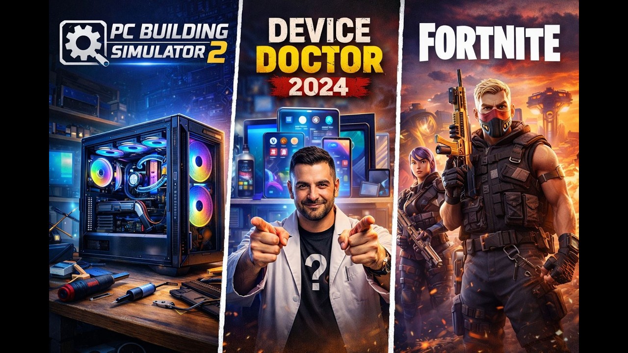 ANDIAMO SU PC BUILDING SIMULATOR E UN NUOVO GIOCO E FORTNITE!!-FORTNITE,PC BS2,DS2024