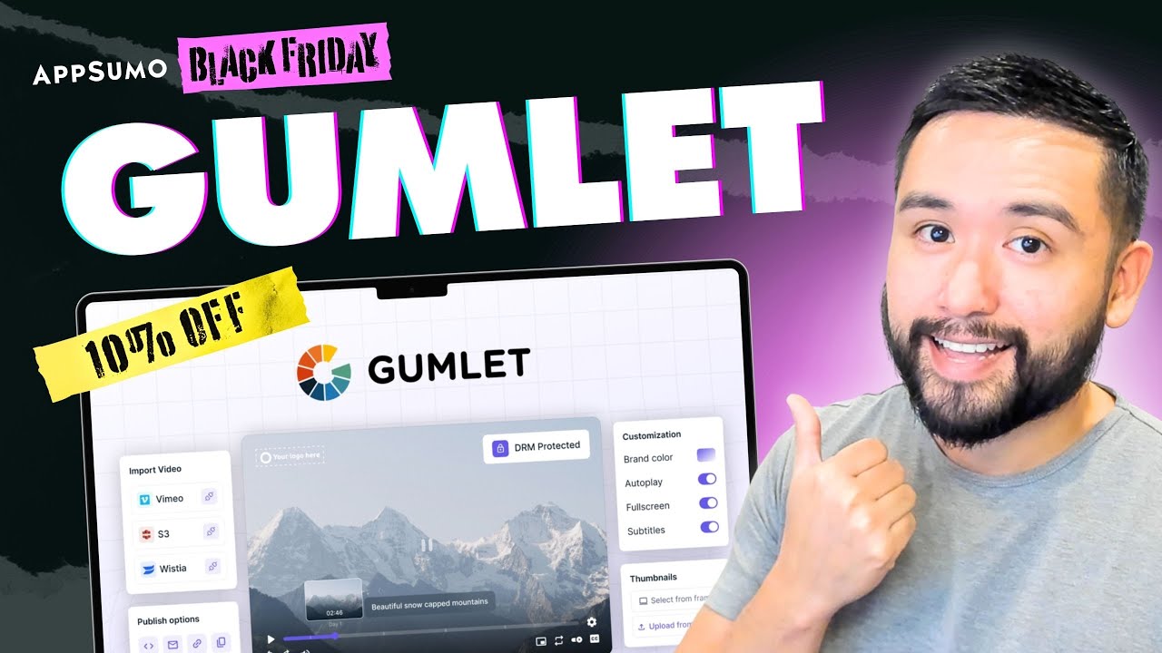 Gumlet: ЛУЧШАЯ платформа для видеохостинга! (AppSumo Black Friday)
