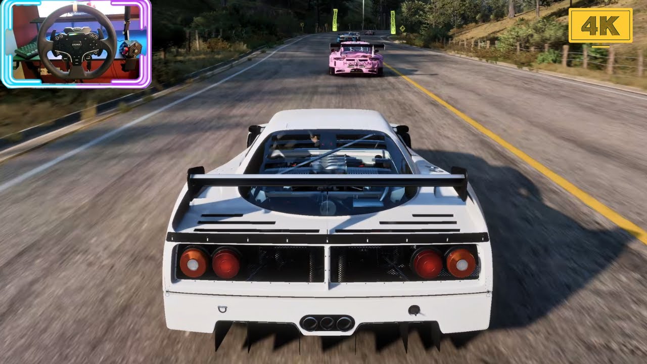 Ferrari F40 Competizione VS Extreme Track Toys _ Forza Horizon 5 / Moza R3 SteeringWheel 4K Gameplay