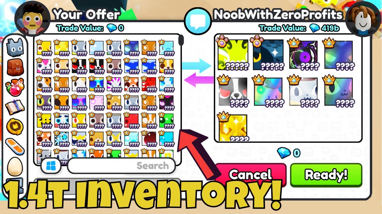😱 1T+ VALUE 40B Profit Montage! Trading Montage #1 Pet Simulator 99!