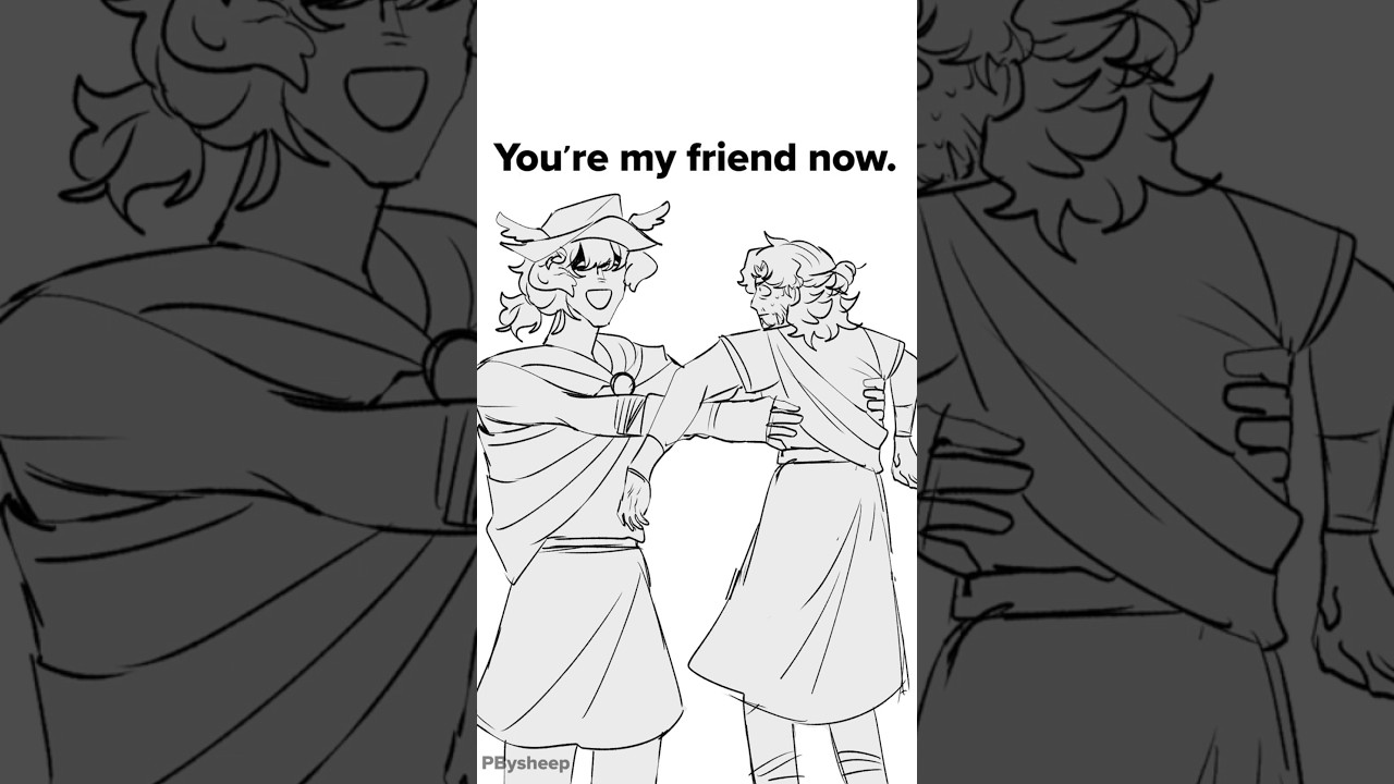 Hermes after Athena say 'My Goodbye' to Odysseus.  #epicthemusical #epicthemusicalfanart