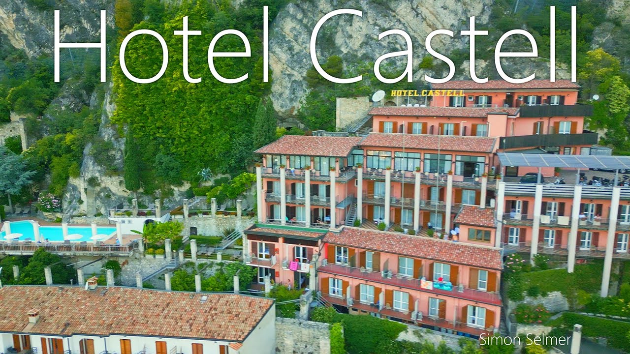 3* Hotel Castell in Limone / Lake Garda / Italy - A Drones View!