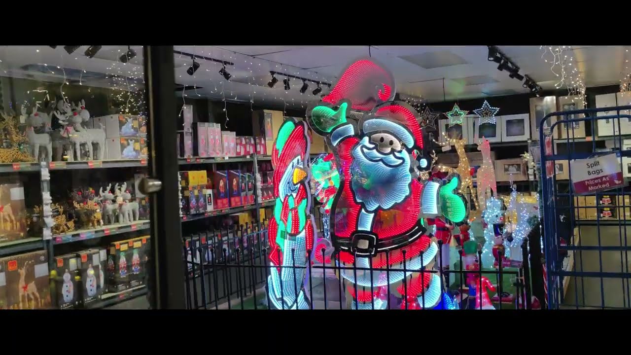 Magical Christmas Displays at Longacres Garden Centre Bagshot UK | Ultra 11 HD Tour