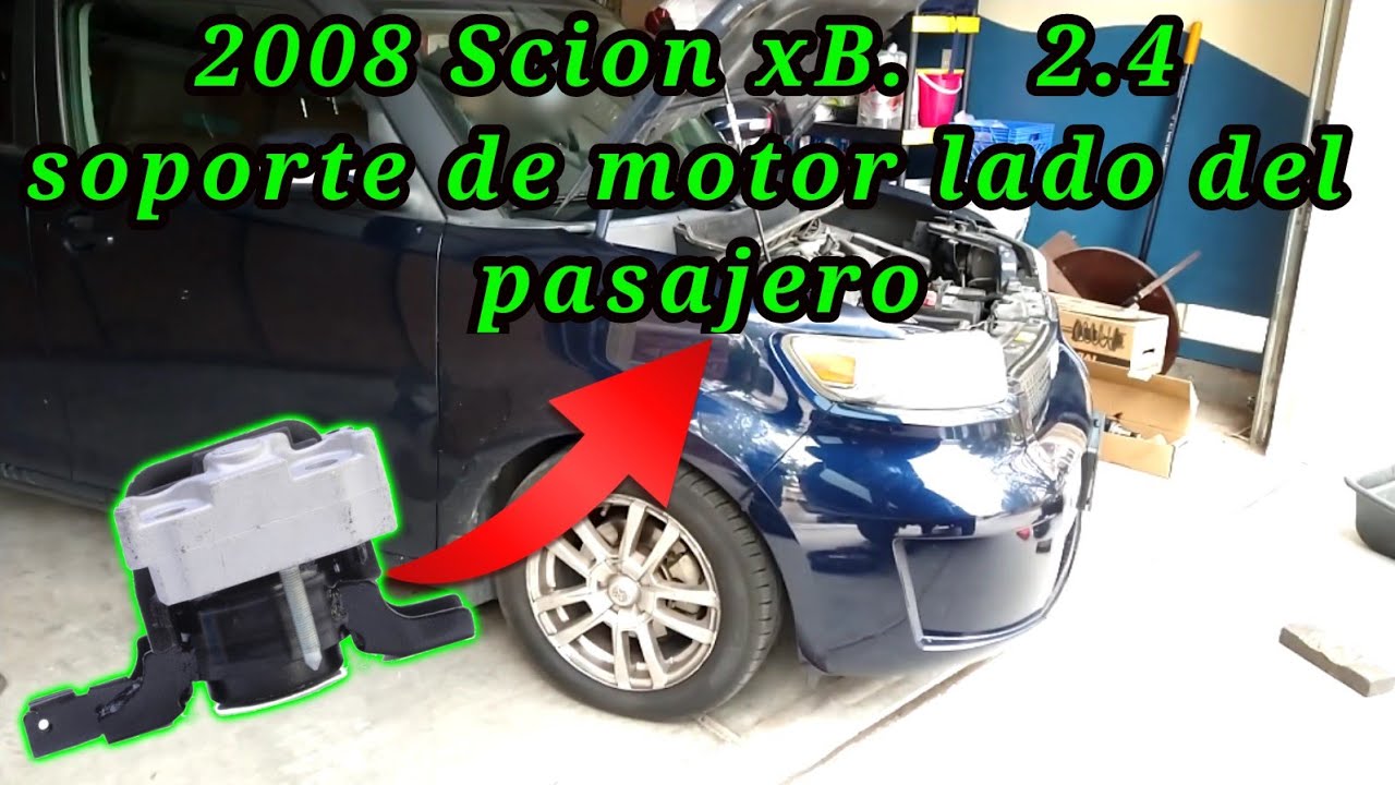 2008 Scion xB 2.4 Cómo cambiar el soporte de motor lado del pasajero ( passenger side engine mount )