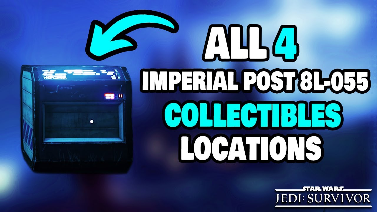 ALL 4 Imperial Post 8L-055 Collectibles Locations in Star Wars Jedi Survivor (STEP-BY-STEP)