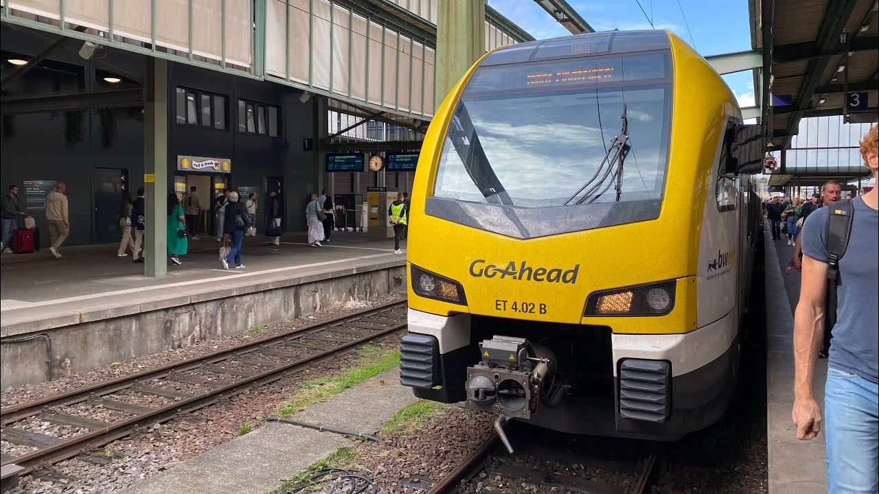 Im GABW Stadler Flirt als IRE 1 von Karlsruhe-Durlach nach Stuttgart Hbf mit SOUND & Vmax. 160 km/h