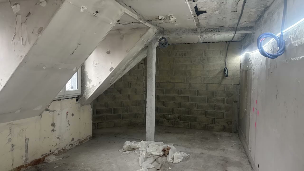 Rénovation complète d’un sous-sol 🛠️ Transformation encours 