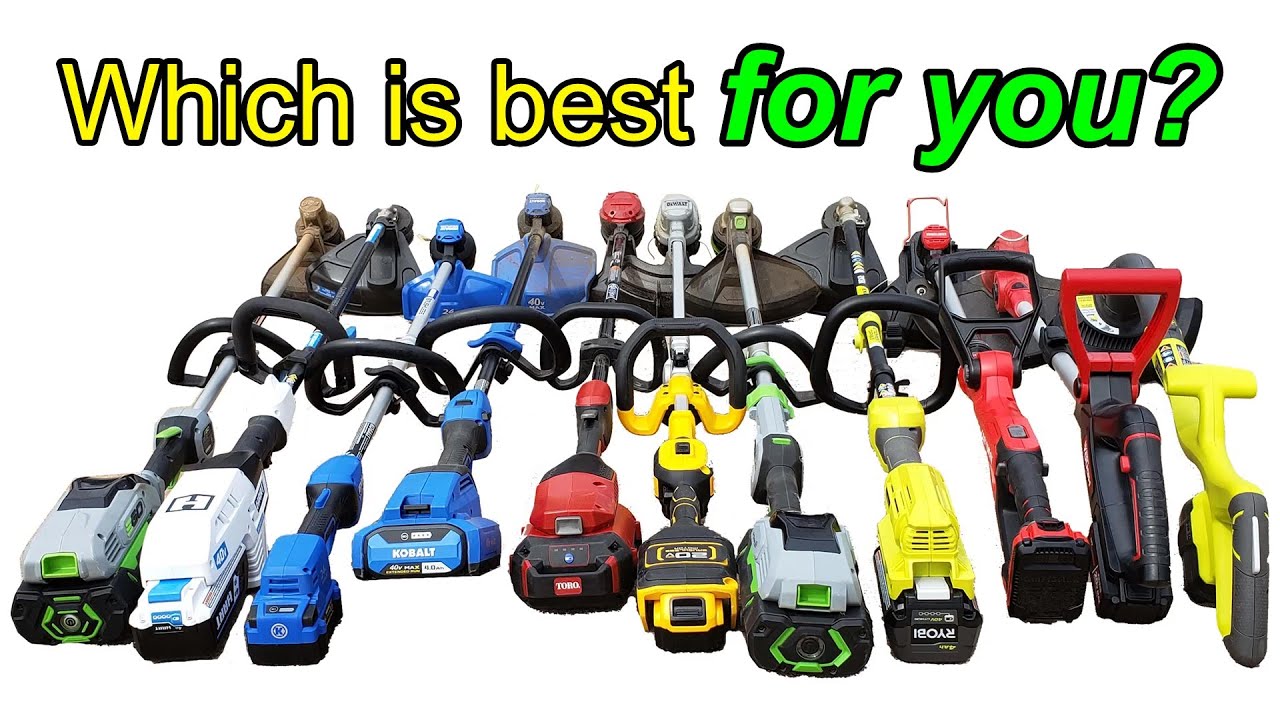 Лучший аккумуляторный триммер? EGO, Dewalt, Toro, Kobalt, Craftsman, Ryobi и другие!