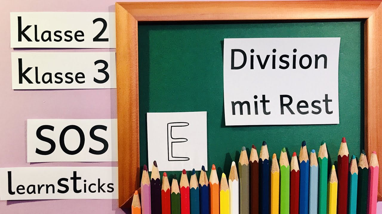 M | Division mit Rest | Klasse 2 | Klasse 3 | SOS learnsticks