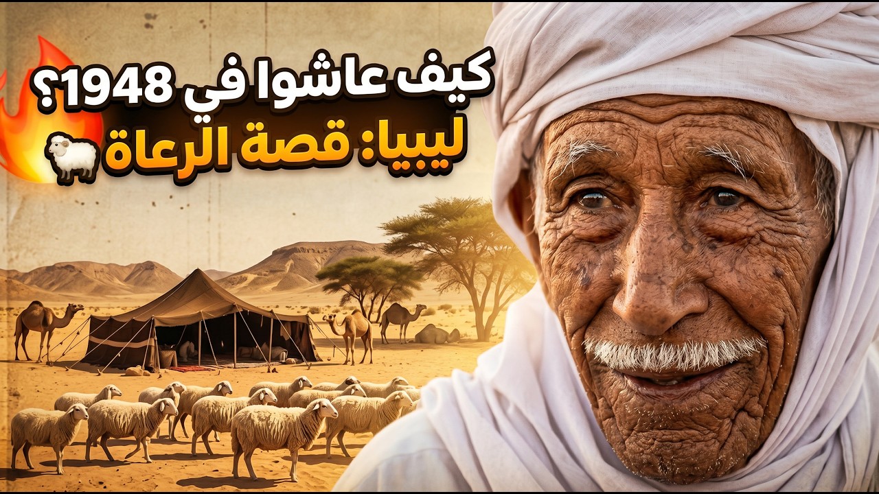 رعي الأغنام في ليبيا سنة 1948 